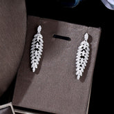 Luxury 4-Piece Zircon Crystal Bridal Jewelry Set 